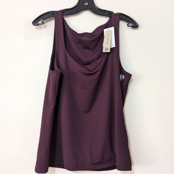 Reitmans Tops - R Essentials Double Layer Sculpting Tank With Square Neckline Size XXL Wine New!